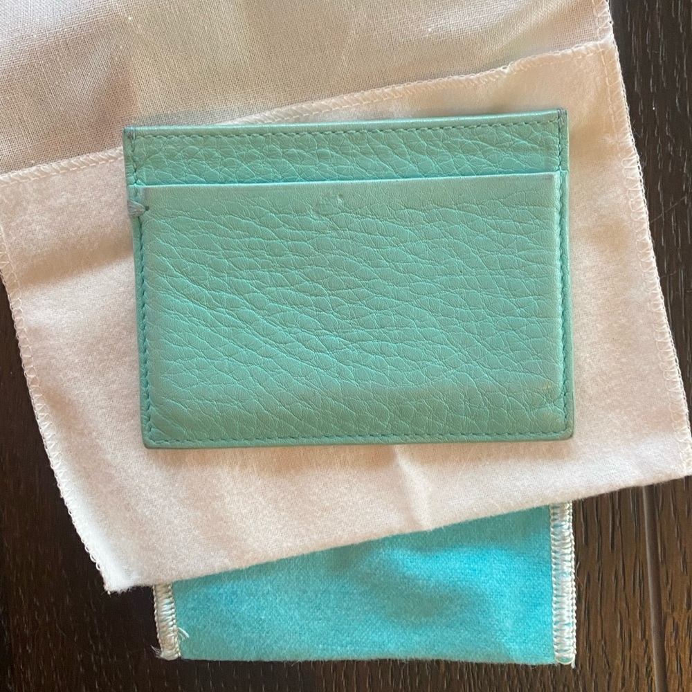 Tiffany & Co. leather business card holder